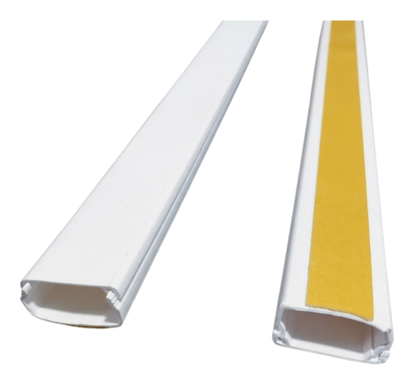 CABLECANAL CON ADHESIVO 14X7MM TIRA 2MTS