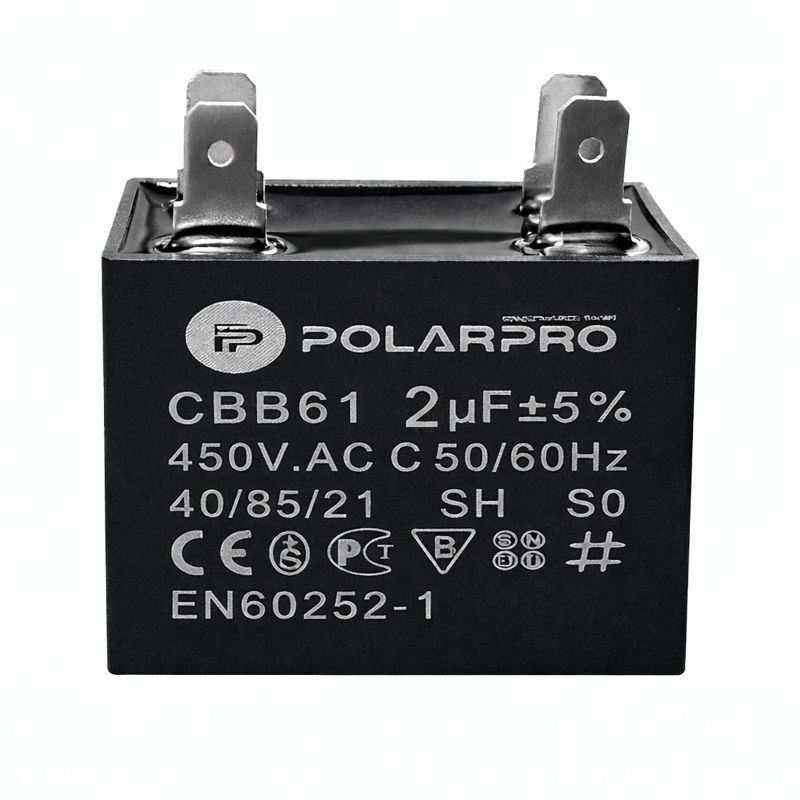 CAPACITOR CUADRADO 2MF CBB61 450V