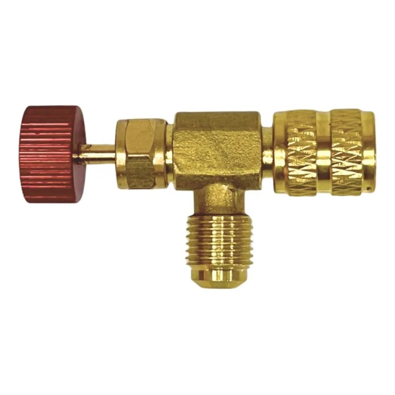 VALVULA ROBINETE SERVICIO SPLIT R410 R32 (5/16H - 5/16M)